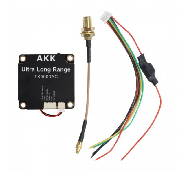Відеопередавач AKK TX5000AC Ultra Long Range 5W 4.9&ndash;6GHz 96CH AKK-VTX-TX5000AC фото
