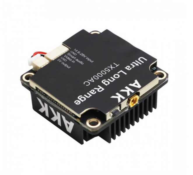 Відеопередавач AKK TX5000AC Ultra Long Range 5W 4.9&ndash;6GHz 96CH AKK-VTX-TX5000AC фото