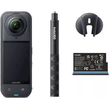 Екшн-камера Insta360 X5 Starter Bundle Midnight Black (CINSAAHA-X534) HT_INSTA360-X5-STARTER-BLK фото