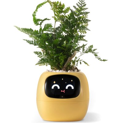 Інтерактивний розумний горщик для рослин Ivy Smart Planter Tuya AI, жовтий Інтерактивний розумний горщик для рослин Ivy Smart Planter Tuya AI, жовтий фото