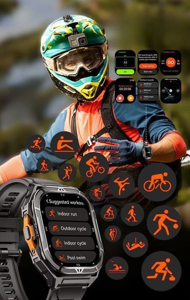 Розумний годинник RuggedPhones Smart Watch X5 з AMOLED-екраном RP-SW-X5 фото
