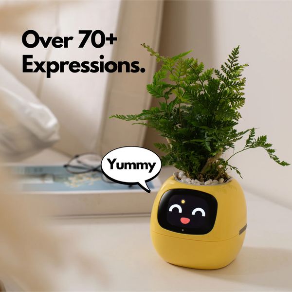 Інтерактивний розумний горщик для рослин Ivy Smart Planter Tuya AI, рожевий Інтерактивний розумний горщик для рослин Ivy Smart Planter Tuya AI, рожевий фото