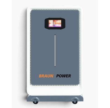 Настінний акумулятор Braun Power LiFePO4 51.2V 314Ah з BMS (16.0 кВт&middot;год) для ДБЖ та інвертора BP_01 фото