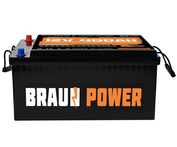 Акумулятор LiFePO4 BraunPower 12V 400Ah для ДБЖ та сонячних станцій BP-LFP-12-400 фото