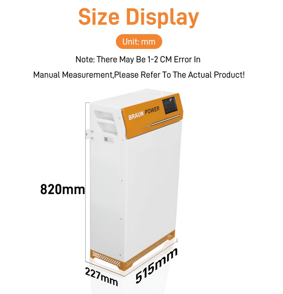 Акумулятор Braun Power 51.2V 314Ah з BMS (16.0 кВт&middot;год) літій-залізо-фосфатний акумулятор для ДБЖ (UPS) BP-51.2V-314AH фото