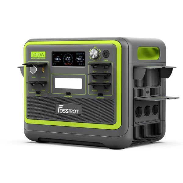 Зарядна станція Fossibot F2400 green, 2400 Вт, 2048 Вт*год FF2400 фото