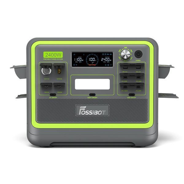 Зарядна станція Fossibot F2400 green, 2400 Вт, 2048 Вт*год FF2400 фото
