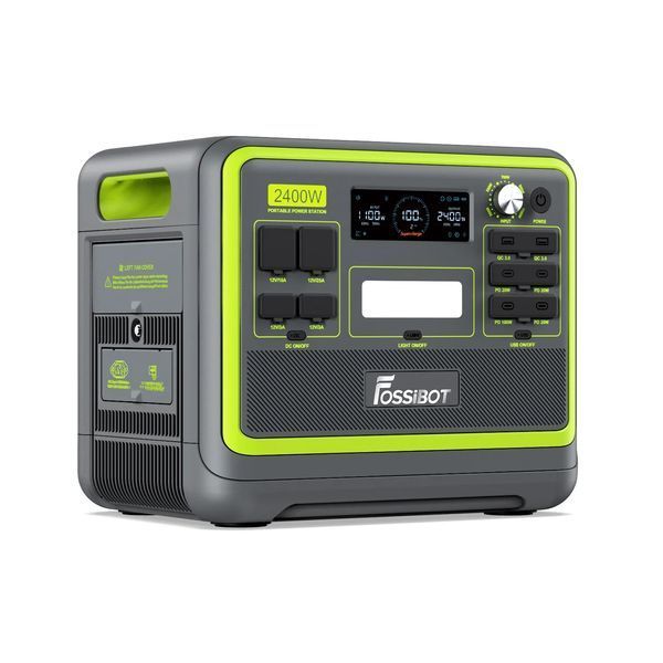 Зарядна станція Fossibot F2400 green, 2400 Вт, 2048 Вт*год FF2400 фото