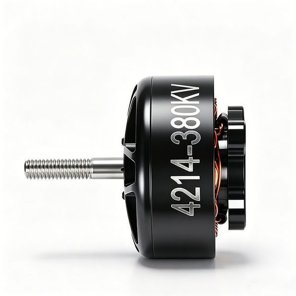 Мотор безколекторний 4214 380KV 8S для FPV дрона 13 дюймів вантажний для дальніх польотів RN-FPV-MOT-4214-380KV фото