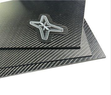 Карбоновий лист (пластина) 3K Twill Matte 500&times;600&times;2 мм для БПЛА та FPV-дронів CF-SHEET-3K-500600-2 фото