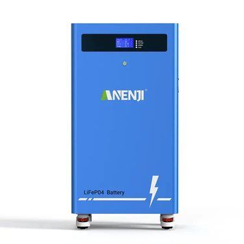 LiFePO4 акумулятор 16 кВт&middot;год ANENJI 51.2V 300Ah для дому та сонячних панелей (вбудований BMS, Bluetooth) ANENJI_16 фото