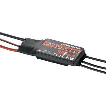 Регулятор швидкості Hobbywing Skywalker 80A V2 UBEC для літаків та FPV-крил  HBW-ESC-SKW80A-V2 фото