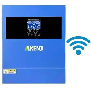 Гібридний сонячний інвертор ANENJI 4.2 кВт 24 В з Wi-Fi та MPPT 100 А (ANJ-4200W-24V) ANJ-4200W-24V фото