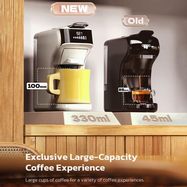 Кавоварка HiBREW H1B 5 в 1 (Мелена кава, Nespresso, Dolce Gusto, ESE-Pod, K-Cup) новинка 2024 року HiBREWH1W фото