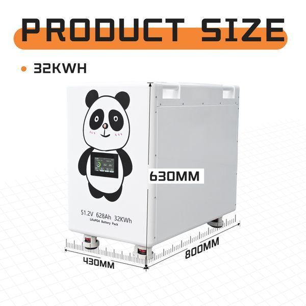 Акумулятор LiFePO4 Braun Power Panda 51.2V 628Ah 32 кВт&middot;год для ДБЖ BP-P-628 фото