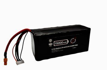 Акумуляторна збірка 8S3P Li-ion Samsung INR21700-50S: 15000 mah, 135A, 29.6V  8S3P фото