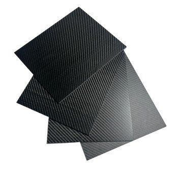 Карбоновий лист (пластина) 3K Twill Matte 500&times;600&times;7 мм CF-SHEET-3K-500600-7 фото