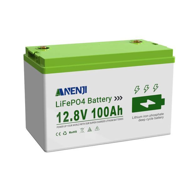 Акумулятор LiFePO4 ANENJI 12.8V 100Ah з BMS для сонячних станцій, до 6000+ циклів  AN-LFP-12V100 фото